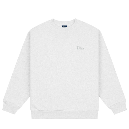 Classic Small Logo Crewneck Sweatshirt, Ash