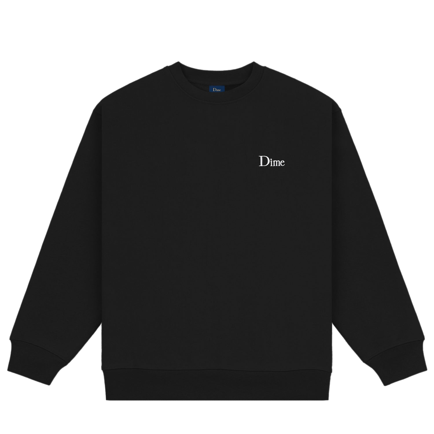 Classic Small Logo Crewneck Sweatshirt, Black