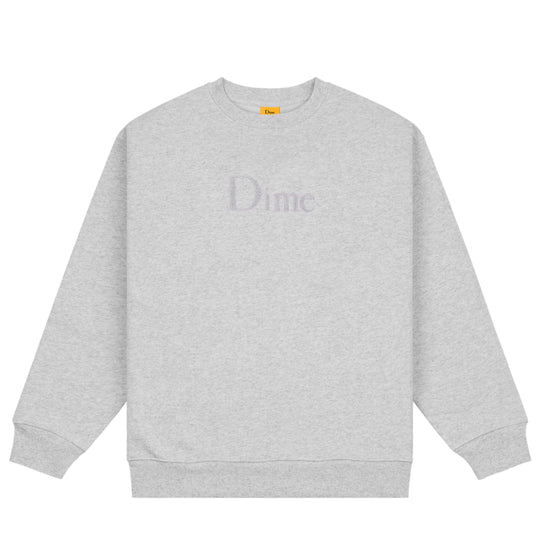 Classic Logo Crewneck, Heather Grey