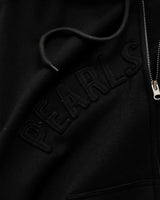 Crown Zip Hood, Black