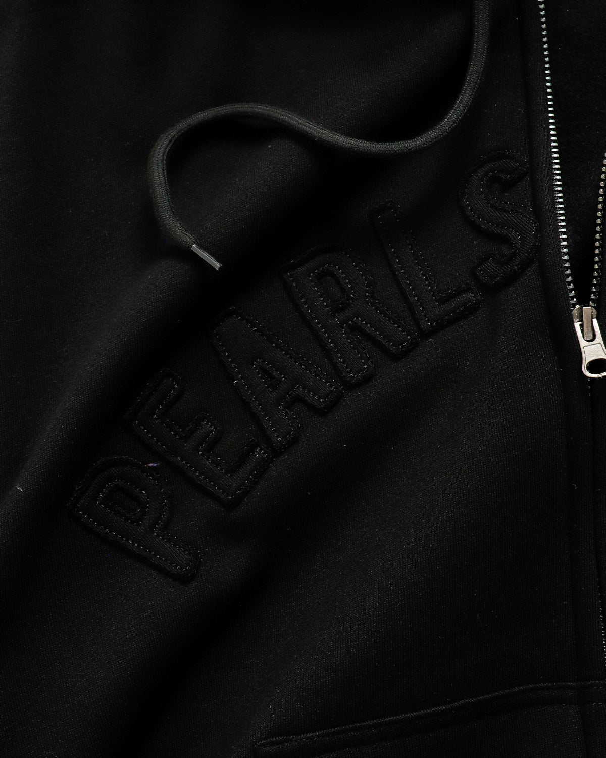 Crown Zip Hood, Black