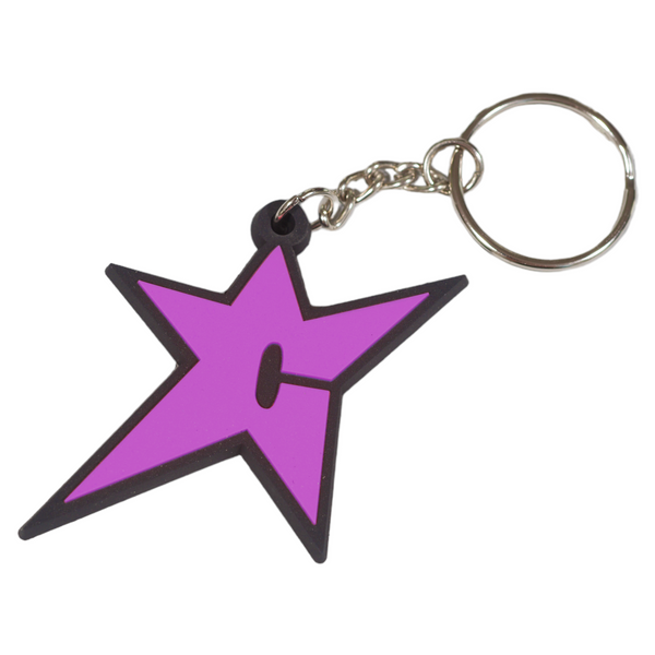 Carpet Company C-Star Keychain, Purple