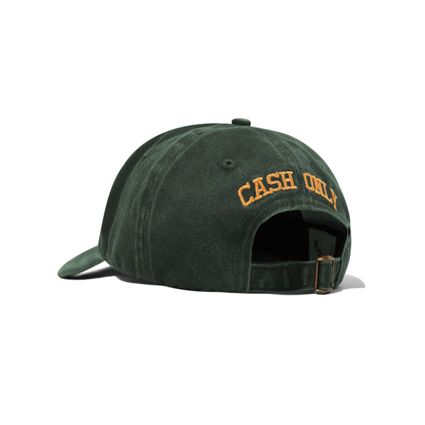 Cash Only Campus 6 Panel Cap, Washed Fatigue