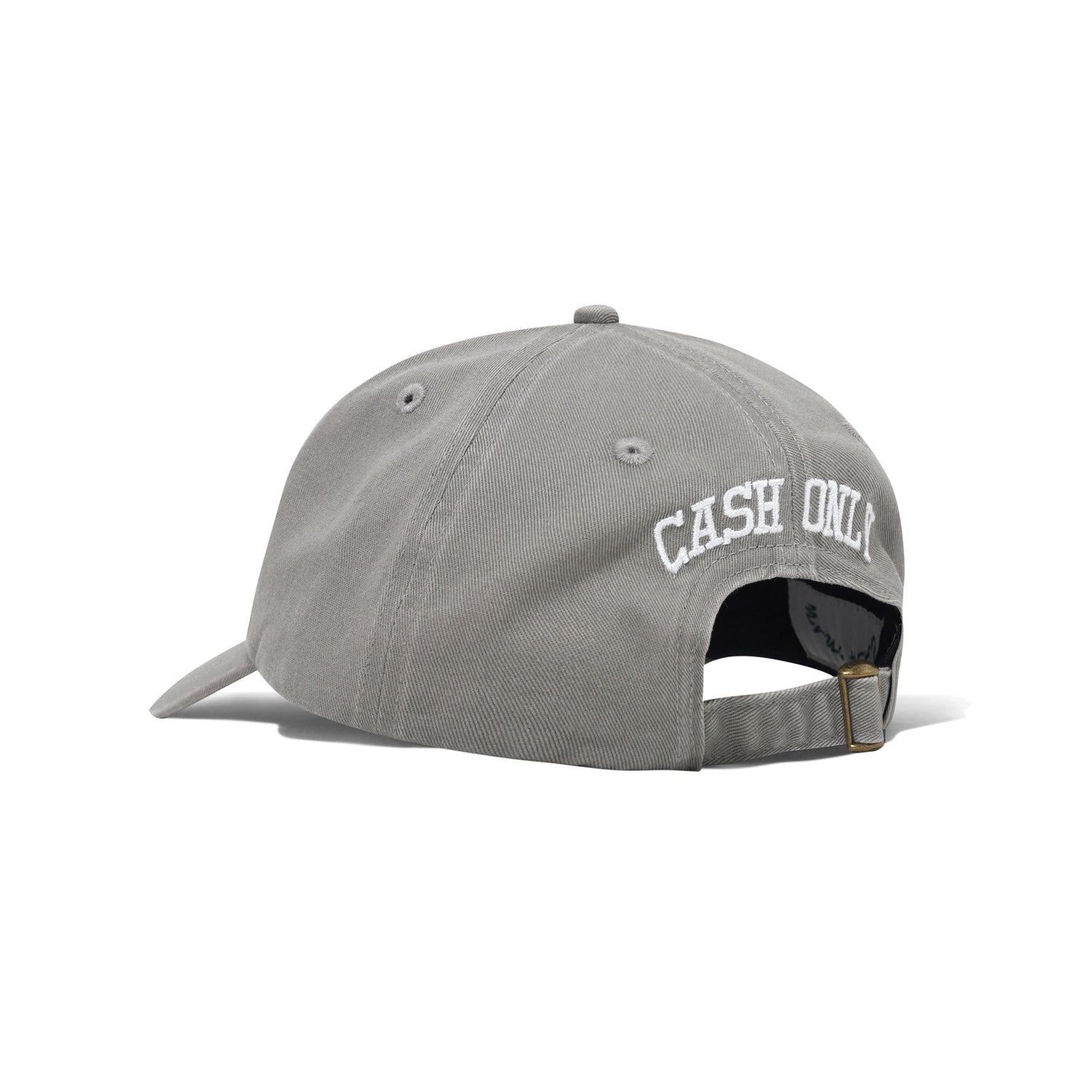 Campus 6 Panel Cap, Washed Grey