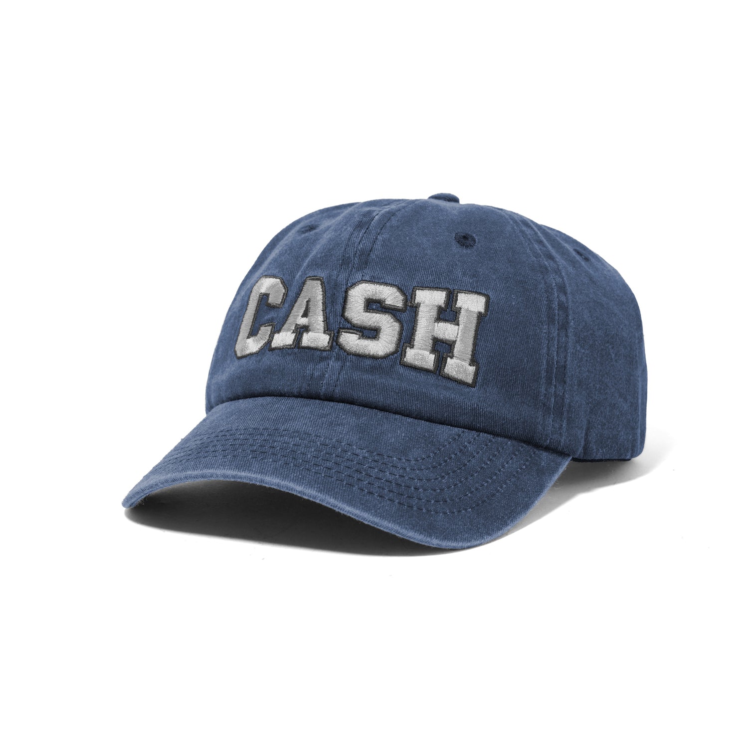 Campus 6 Panel Cap, Washed Navy