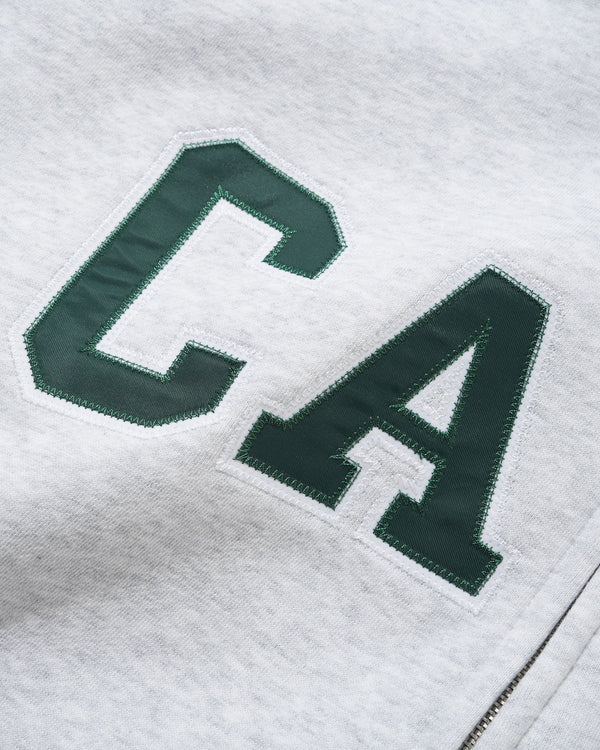 Cash Only Campus Applique Zip-Thru Hood, Ash