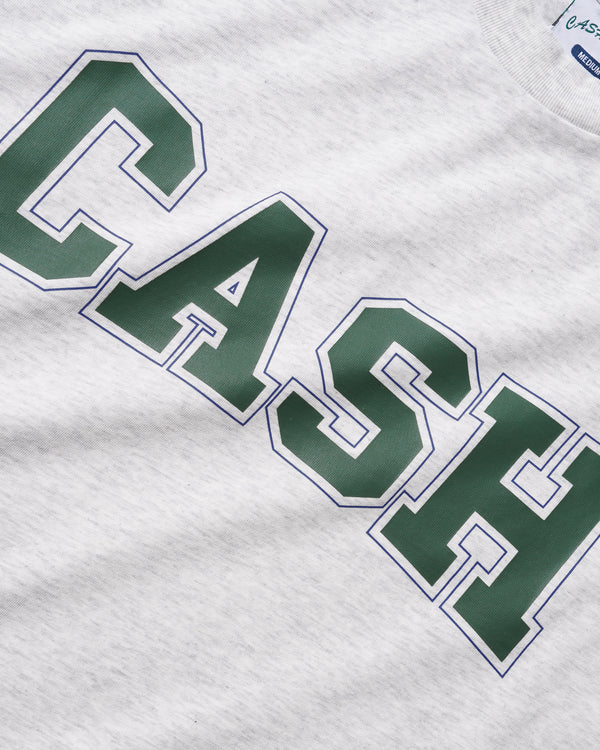 Cash Only Campus Tee, Ash