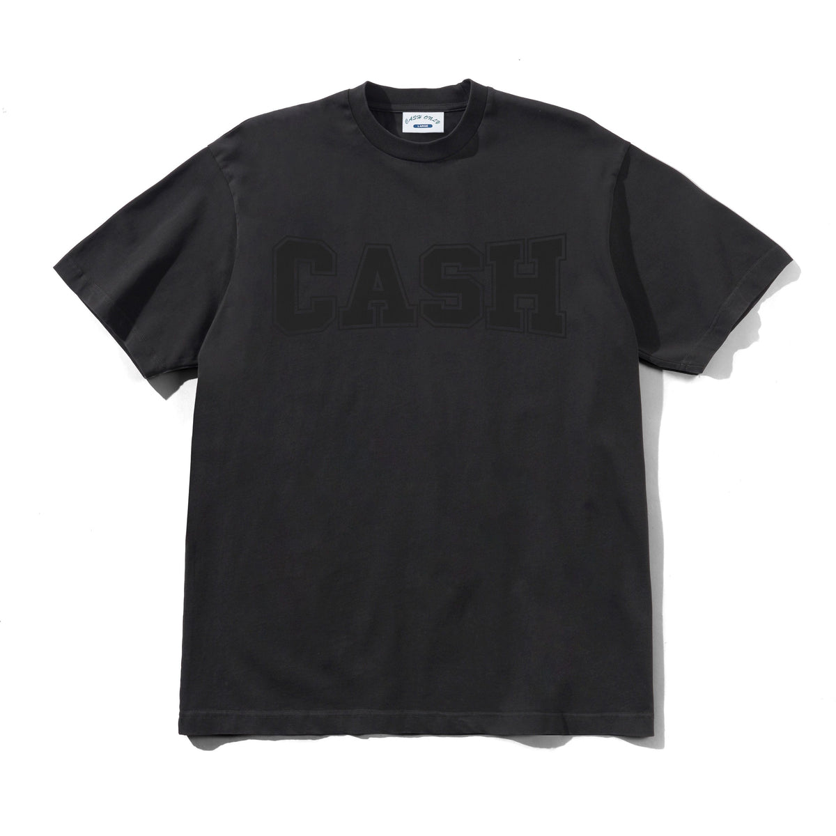 Campus Tee, Washed Black