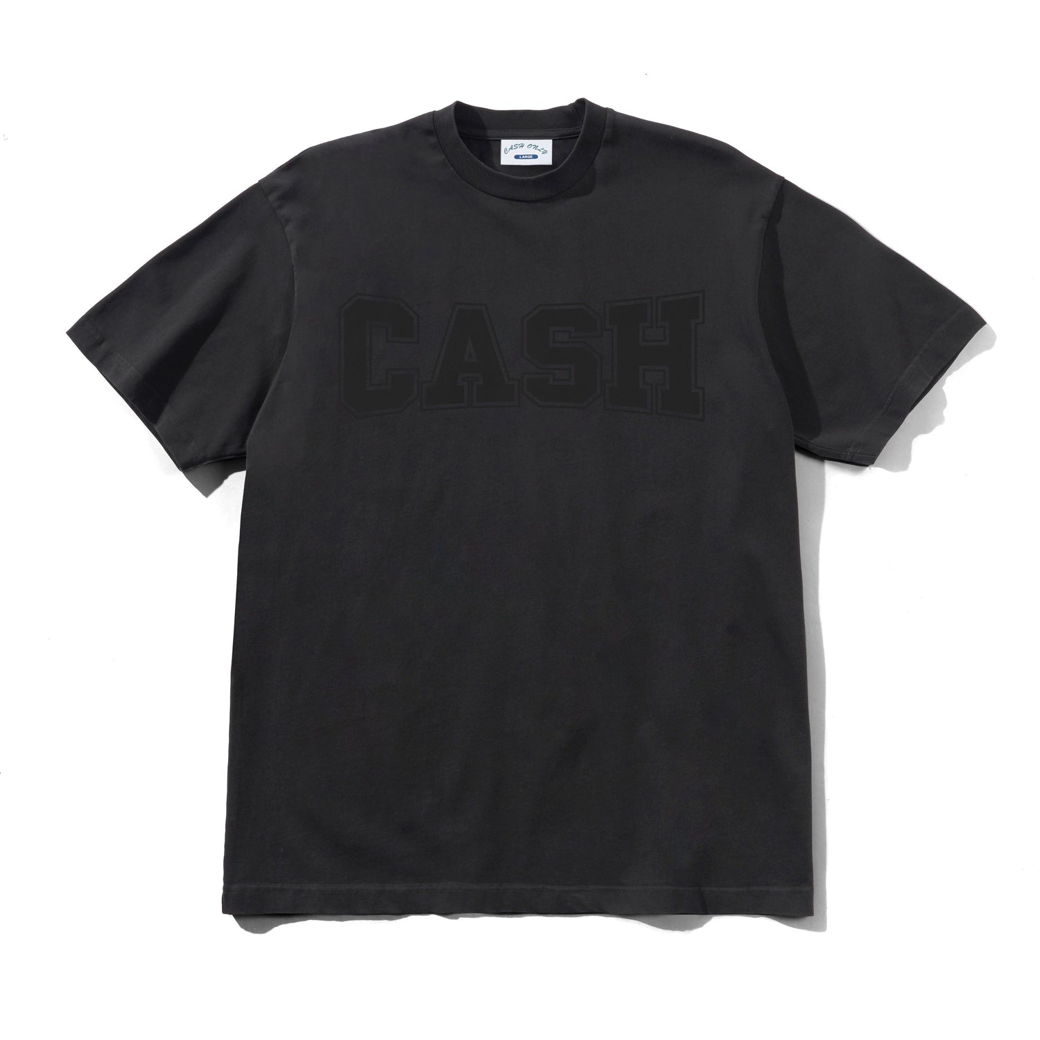 Campus Tee, Washed Black