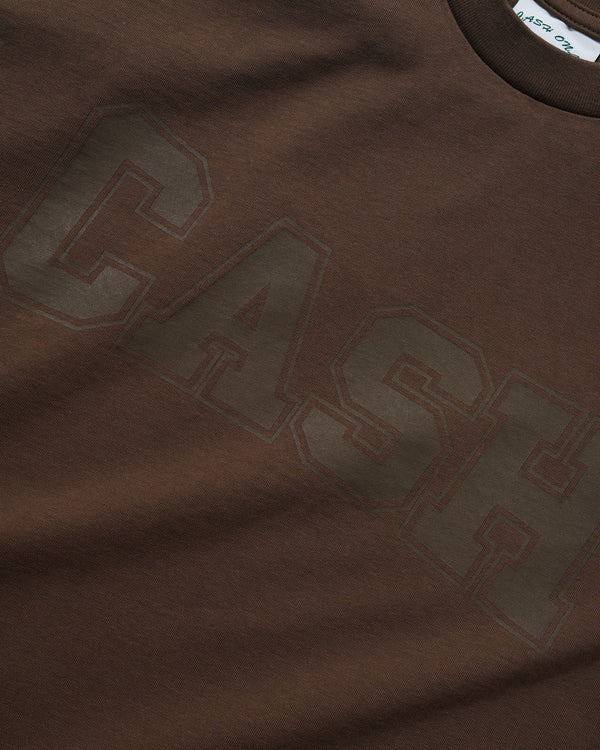Cash Only Campus Tee, Washed Brown