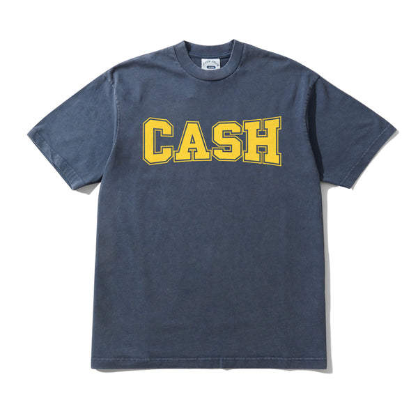 Cash Only Campus Tee, Washed Navy