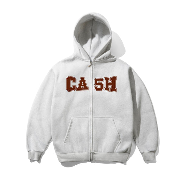 Cash Only Campus Zip-Thru Hood, Ash