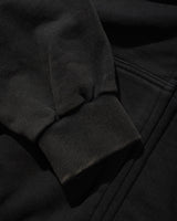 Campus Zip-Thru Hood, Washed Black