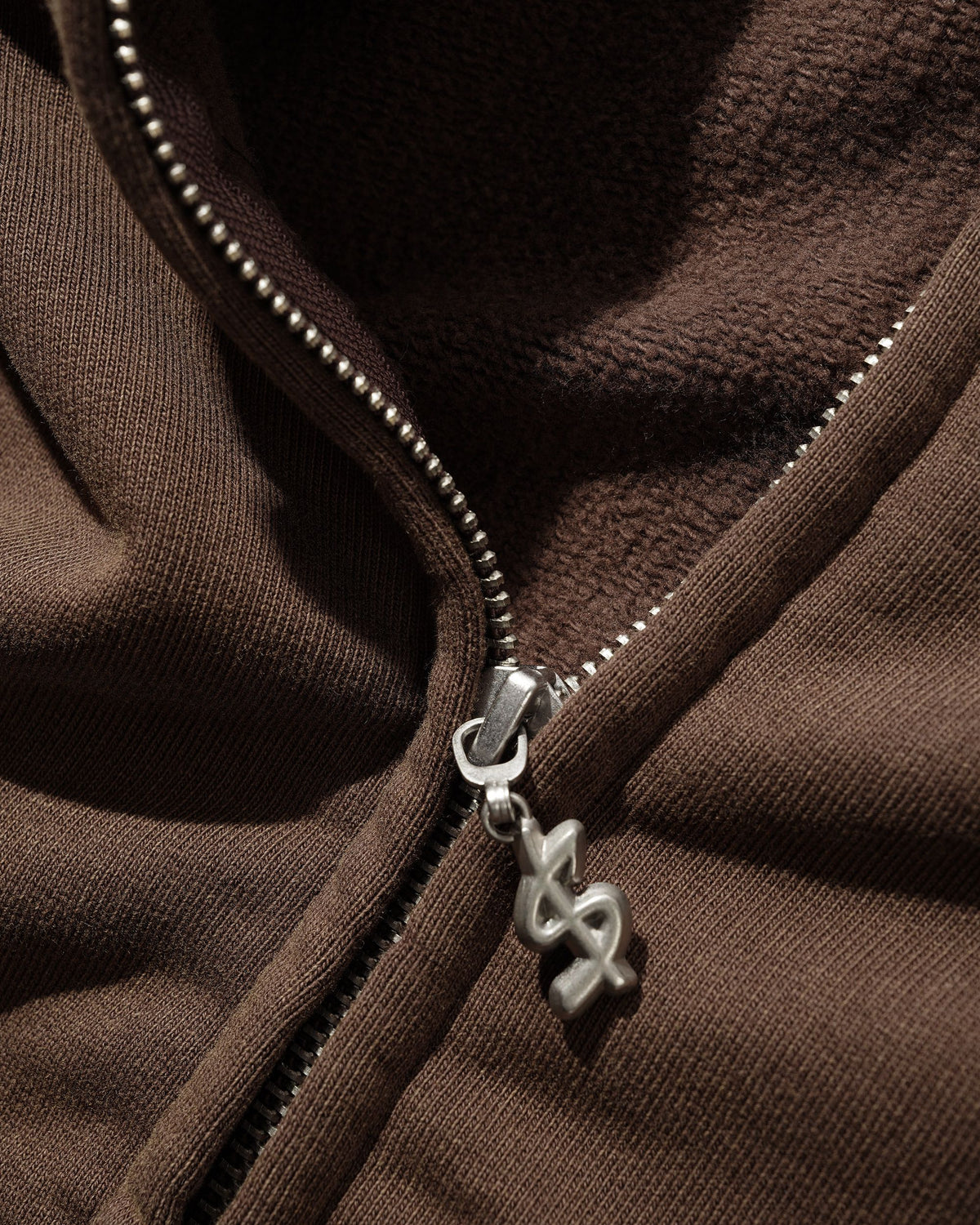Campus Zip-Thru Hood, Washed Brown