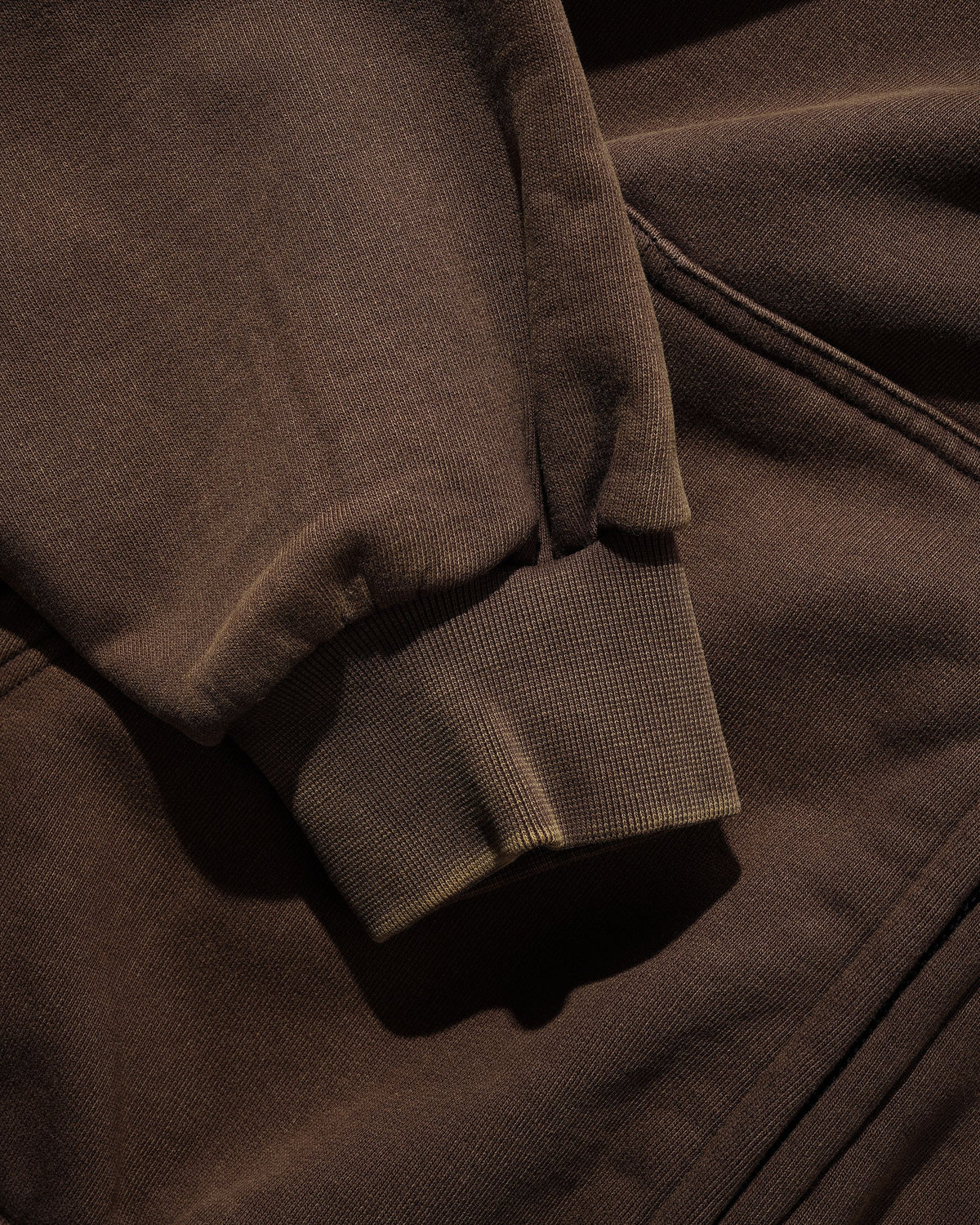 Campus Zip-Thru Hood, Washed Brown