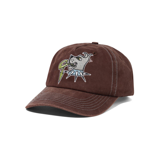 Canine 5 Panel Cap, Washed Brown