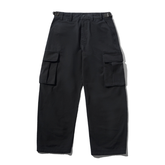 Cargo Pants, Washed Black