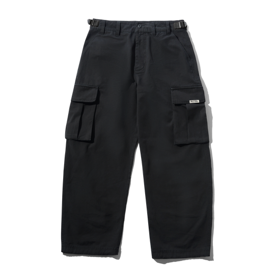Cargo Pants, Washed Black