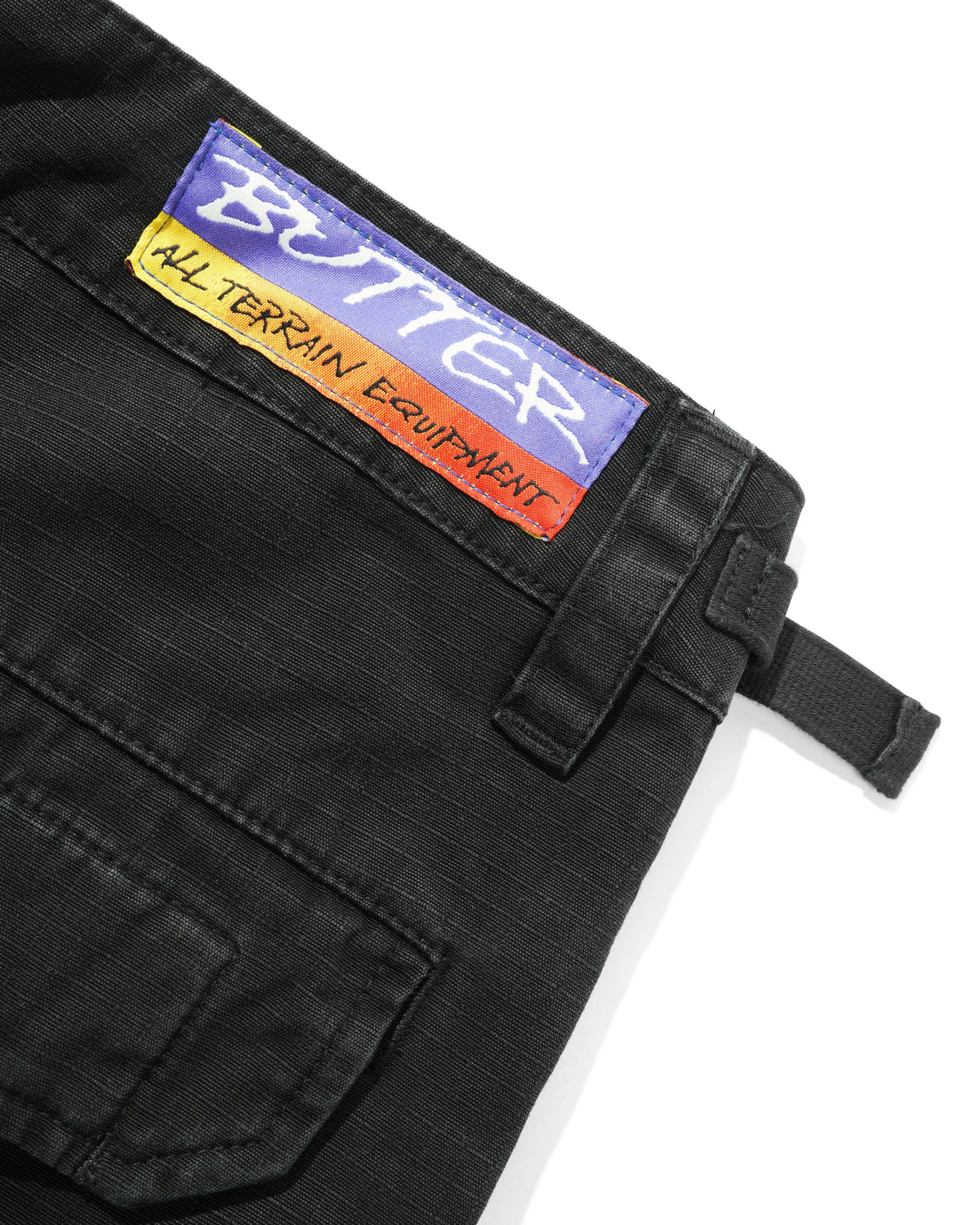 Cargo Pants, Washed Black