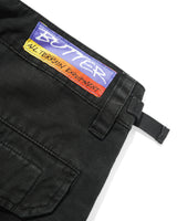 Cargo Pants, Washed Black