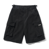 Cargo Shorts, Washed Black