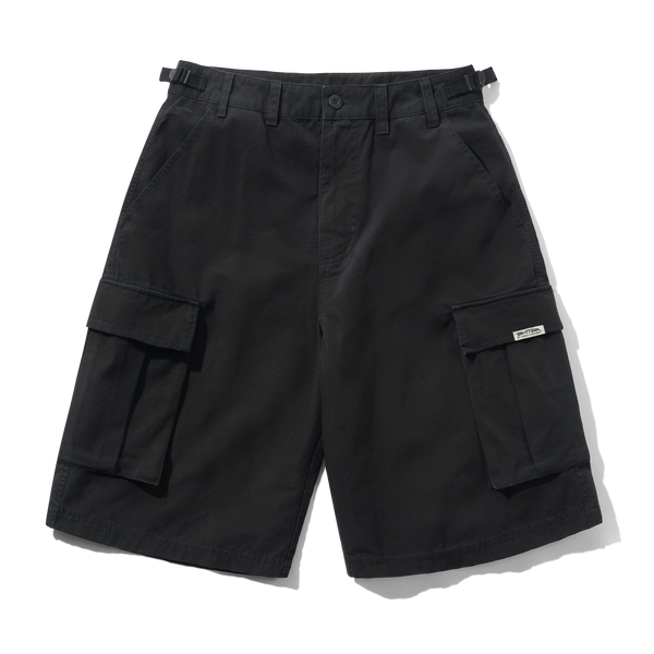 Butter Goods Cargo Shorts, Washed Black