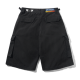 Cargo Shorts, Washed Black