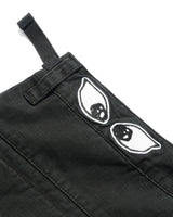 Cargo Shorts, Washed Black