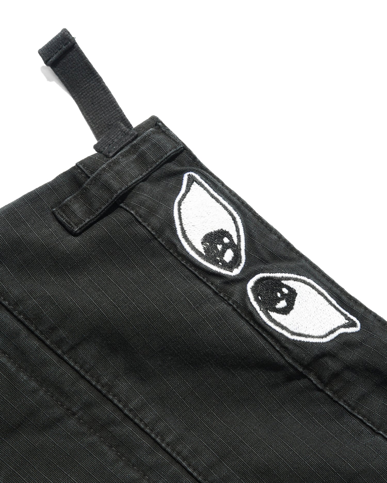 Cargo Shorts, Washed Black