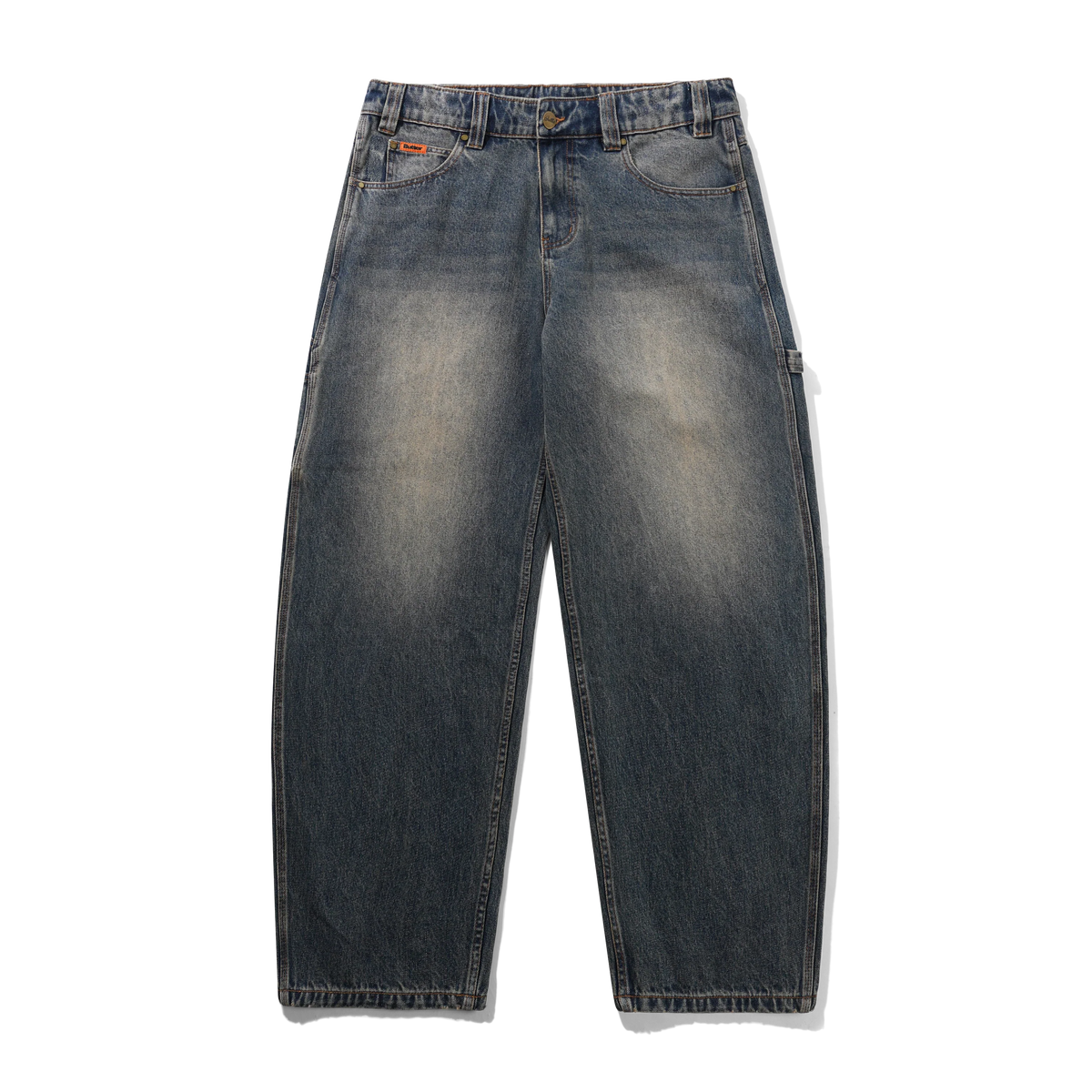 Carpenter Denim Jeans, Dirty Indigo Wash