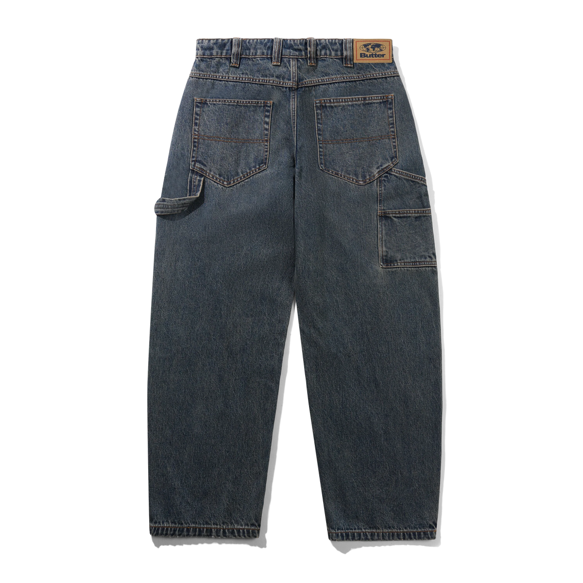 Carpenter Denim Jeans, Dirty Indigo Wash