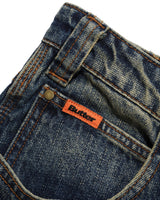 Carpenter Denim Jeans, Dirty Indigo Wash