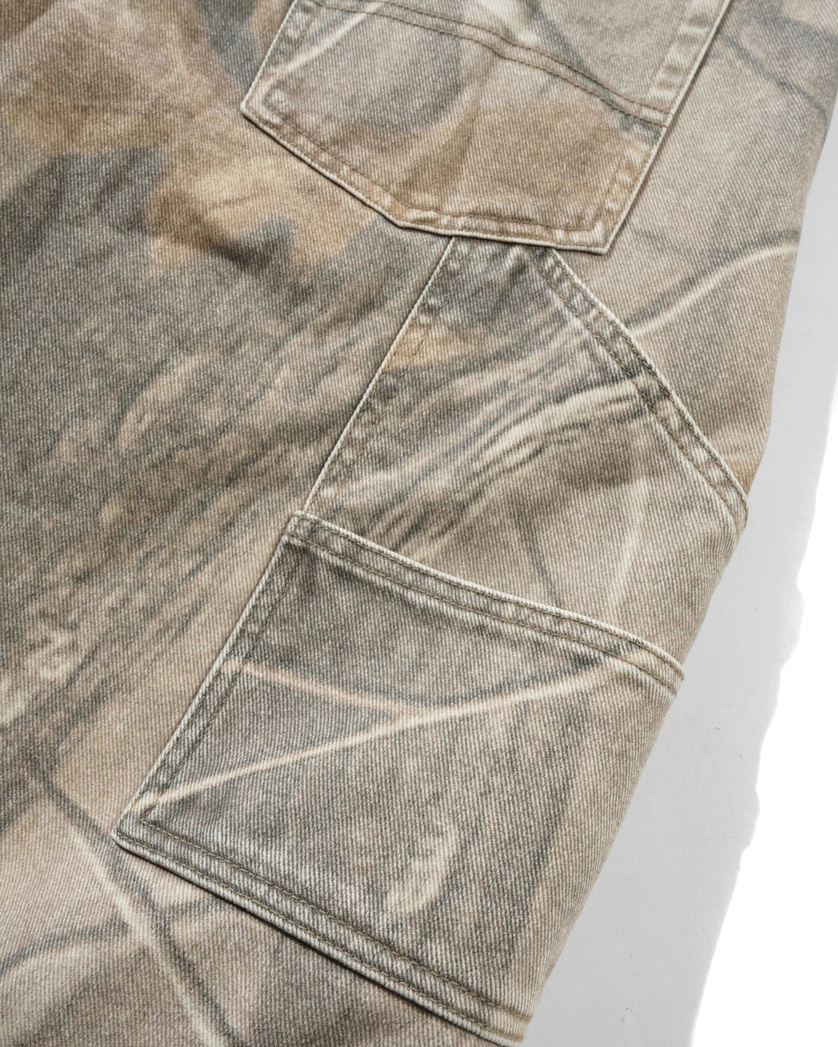 Carpenter Denim Jeans, Forest Camo