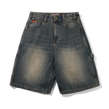 Carpenter Shorts, Dirty Indigo Wash