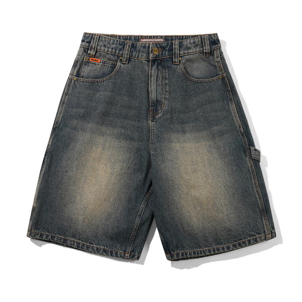 Butter Goods Carpenter Shorts, Dirty Indigo Wash