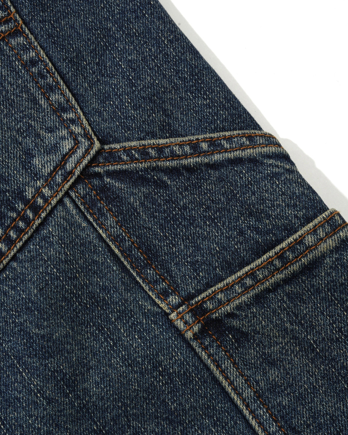 Carpenter Shorts, Dirty Indigo Wash