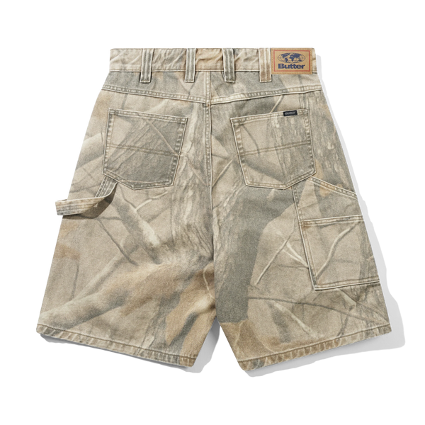 Butter Goods Carpenter Shorts, Forest Camo