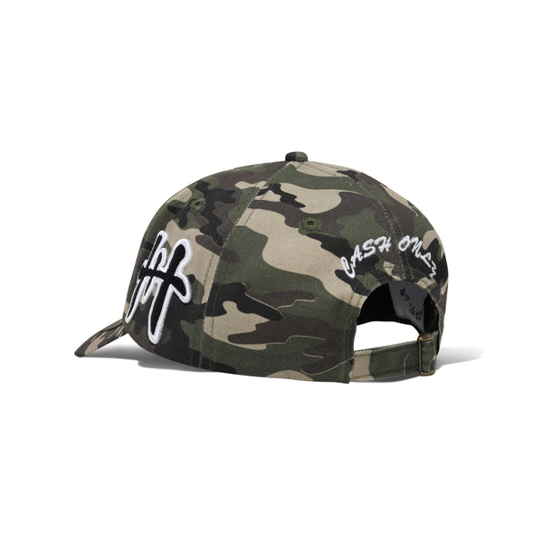 Cash Only Cash 6 Panel Cap, Camo