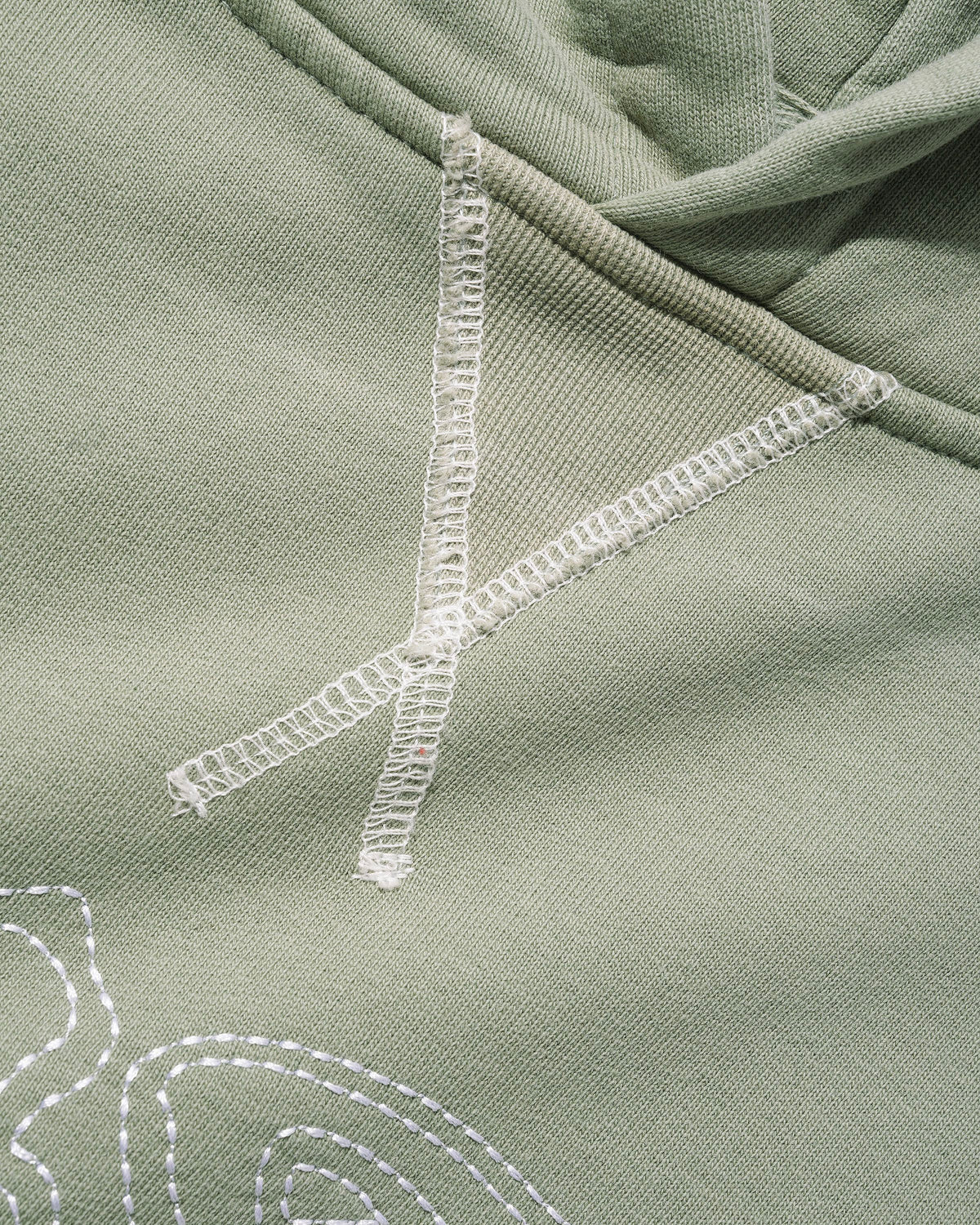 Cash Pullover Hood, Washed Dull Mint