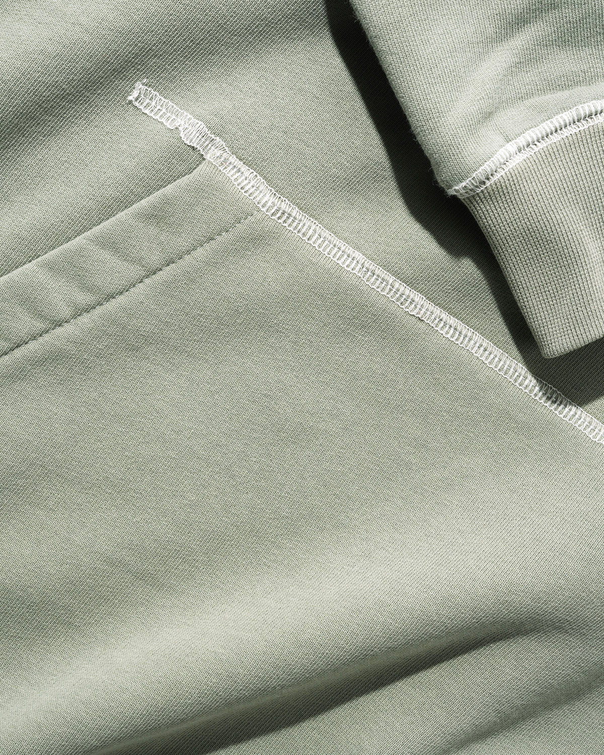 Cash Pullover Hood, Washed Dull Mint