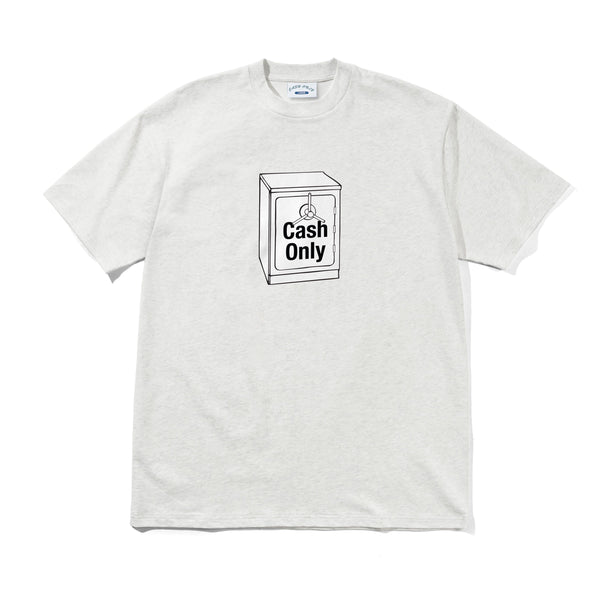 Cash Only Cash Safe Tee, Ash