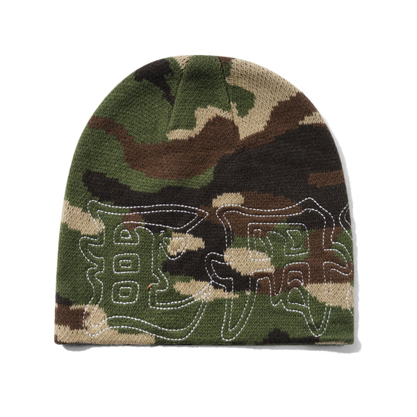 Cash Only Cash Skully Beanie, Camo