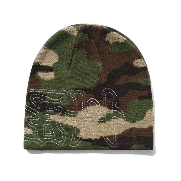Cash Only Cash Skully Beanie, Camo
