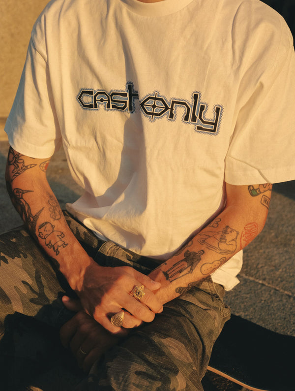 Cash Only Protocol Tee, White