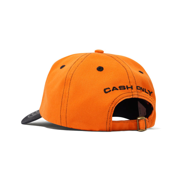 Cash Only Chain 5 Panel Cap, Orange / Black