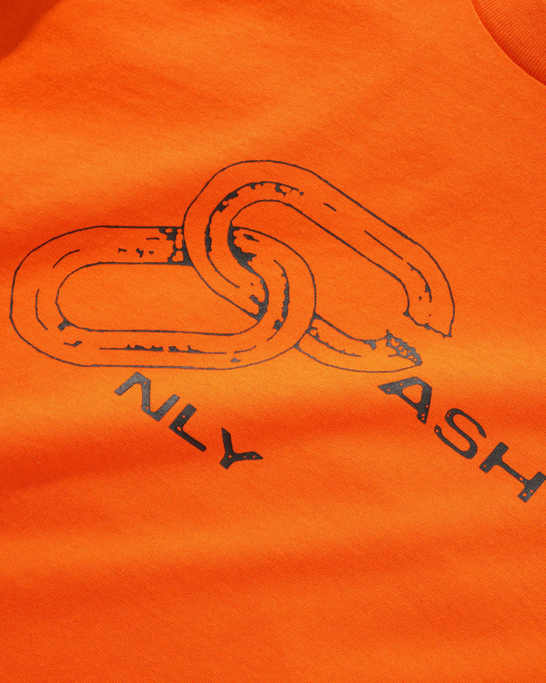 Cash Only Chain Tee, Orange