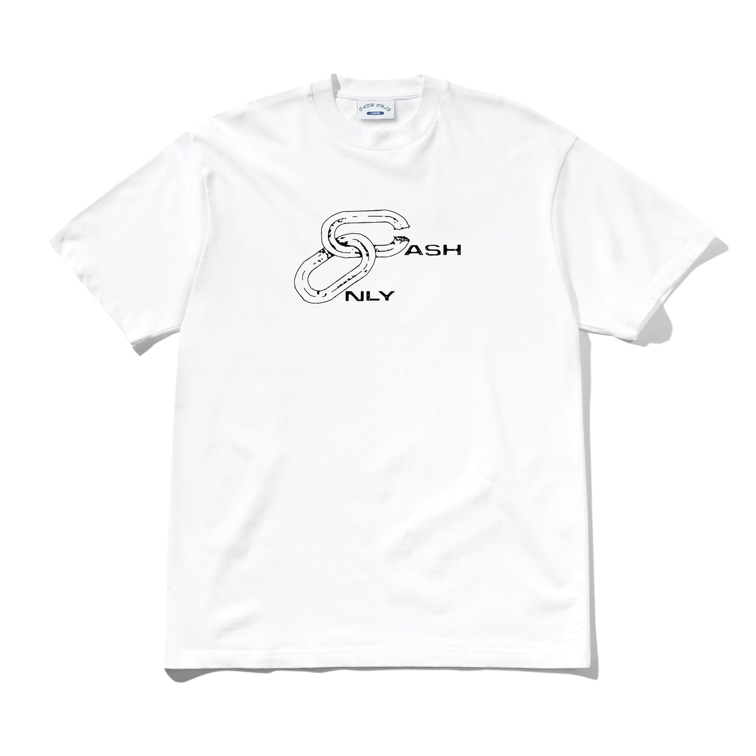 Chain Tee, White