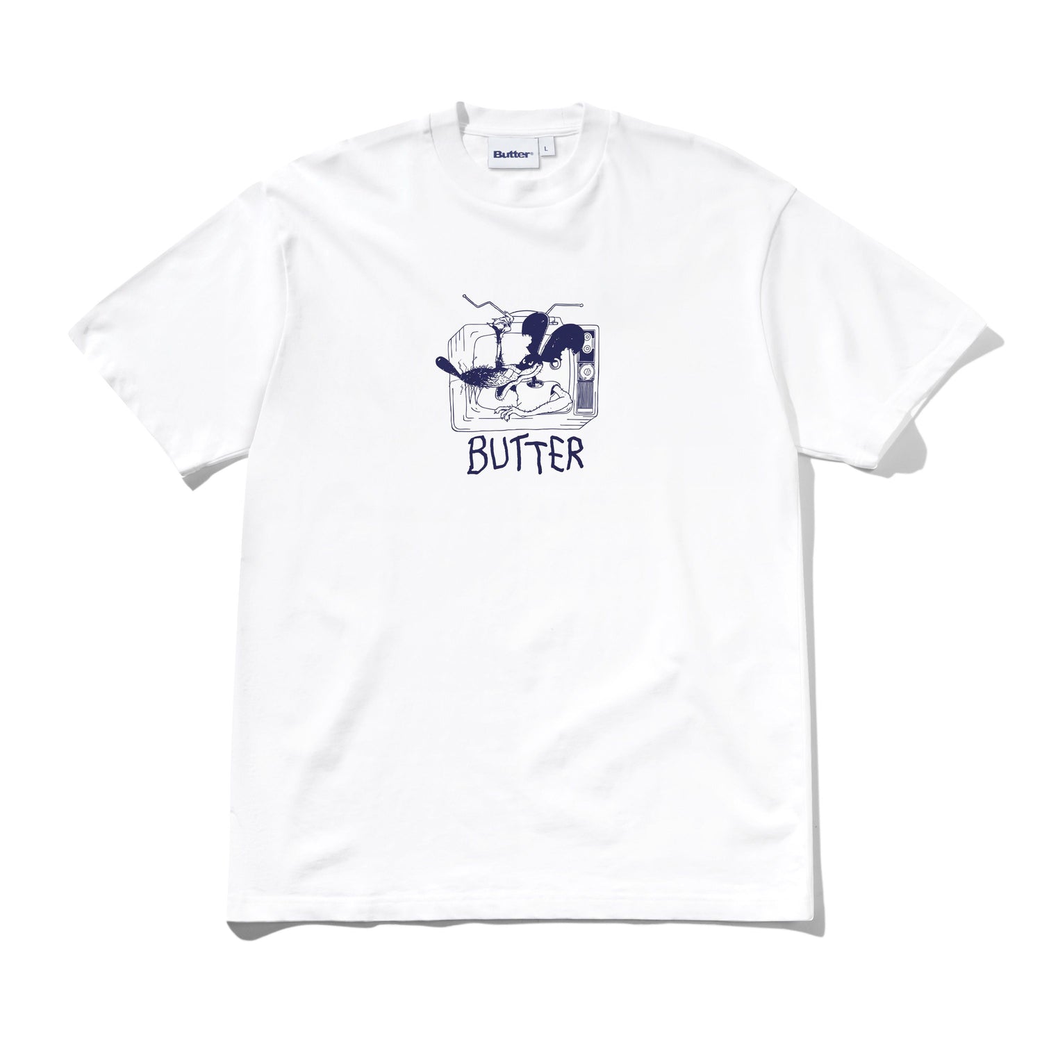 Channel Tee, White