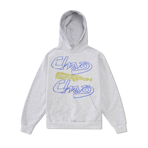 Lo-Fi Chaos Pullover Hood, Ash Grey