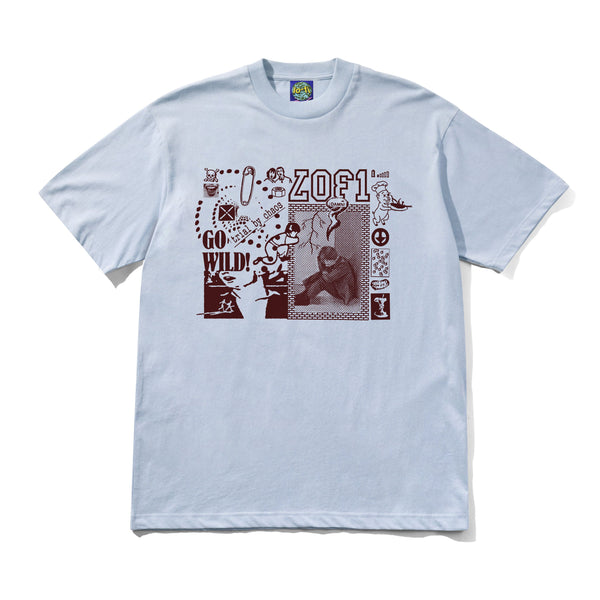 Lo-Fi Chaos Tee, Washed Pacific